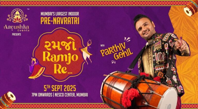 Samjo Ramjo Re – Mumbai’s Biggest Indoor Pre-Navratri Celebration!